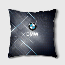 Подушка 3D с принтом [BMW] Logo в Петрозаводске, наволочка – 100% полиэстер, наполнитель – холлофайбер (легкий наполнитель, не вызывает аллергию). | состоит из подушки и наволочки. Наволочка на молнии, легко снимается для стирки | Тематика изображения на принте: bmw | bmw performance | m | motorsport | performance | бмв | моторспорт