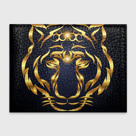 Обложка для студенческого билета с принтом Золотой символ года Тигр в Петрозаводске, натуральная кожа | Размер: 11*8 см; Печать на всей внешней стороне | в чем встречать новый год | золотой узор | идея подарка на новый год | подарок на новый год | символ нового года | тигр золотой | тигр символ года 2022 | узоры из золота