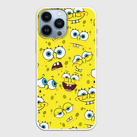 Чехол для iPhone 13 Pro Max с принтом Губка Боб   SpongeBob pattern в Петрозаводске,  |  | sponge bob | spongebob | губка боб | квадратные штаны | сквэр пэнтс | спанч боб