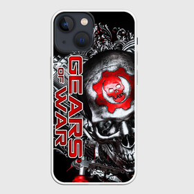 Чехол для iPhone 13 mini с принтом Gears of War   Gears 5 в Петрозаводске,  |  | gears 5 | gears of war | винтовка лансер | игры | череп | шестерёнка