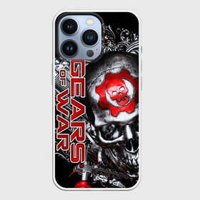 Чехол для iPhone 13 Pro с принтом Gears of War   Gears 5 в Петрозаводске,  |  | gears 5 | gears of war | винтовка лансер | игры | череп | шестерёнка