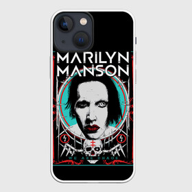 Чехол для iPhone 13 mini с принтом Marilyn Manson   We are chaos в Петрозаводске,  |  | brian hugh warner | marilyn manson | we are chaos | готик | группы | индастриал | мерлин мэнсон | метал | музыка | мэрилин мэнсон | ню метал | рок