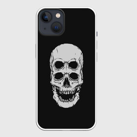 Чехол для iPhone 13 с принтом Terrible Skull в Петрозаводске,  |  | bone | bones | halloween | horrible | monster | mutant | old | scary | siamese | sinister | skeleton | skull | terrible | twin | близнец | зловещий | кости | кость | монстр | мутант | сиамский | скелет | старый | страшный | ужасный | хэллоуин | череп