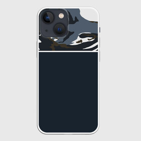 Чехол для iPhone 13 mini с принтом Камуфляж 2.0 в Петрозаводске,  |  | военное | камуфляж | пестрое | пестрый | яркий