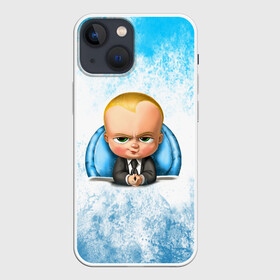 Чехол для iPhone 13 mini с принтом Босс Молокосос (+спина) в Петрозаводске,  |  | boss baby | cartoon | the boss baby | босс молокосос | малой | мелкий | молокосос | мултик | мульт | мультфильм | пёсико