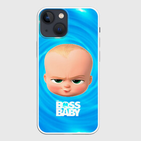 Чехол для iPhone 13 mini с принтом Голова Босса молокососа в Петрозаводске,  |  | baby | boss | boss baby | босс | босс молокосос | маленький босс | малыш | мальчик | молокосос | ребенок