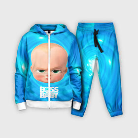 Детский костюм 3D с принтом Голова Босса молокососа в Петрозаводске,  |  | Тематика изображения на принте: baby | boss | boss baby | босс | босс молокосос | маленький босс | малыш | мальчик | молокосос | ребенок