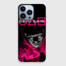 Чехол для iPhone 13 Pro с принтом Squid game: police officer в Петрозаводске,  |  | action adventure | circle | cop | south korean | square | squid game | survival | thriller | triangle | web series | веб сериал | выживание | игра в кальмара | квадрат | круг | приключенческий боевик | треугольник | триллер | южнокорейский