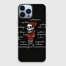 Чехол для iPhone 13 Pro Max с принтом Skeleton | Скелет в Петрозаводске,  |  | dead | death | halloween | horrors | monster | night | okay | scare | skeleton | skull | you dont got the guts | мертвый | монстр | ночь | скелет | ужастики | ужасы | хэллоуин | череп