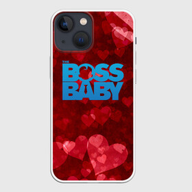 Чехол для iPhone 13 mini с принтом The Boss Baby Love в Петрозаводске,  |  | boss baby | cartoon | the boss baby | босс молокосос | малой | мелкий | молокосос | мултик | мульт | мультфильм | пёсико