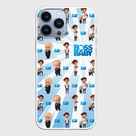 Чехол для iPhone 13 Pro Max с принтом Boss Baby (pattern) в Петрозаводске,  |  | Тематика изображения на принте: baby | babycorp | boss | босс | бэбикорп | молокосос | темплтон | тим