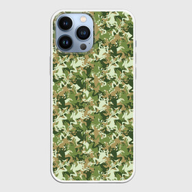 Чехол для iPhone 13 Pro Max с принтом Лягушки (камуфляж) в Петрозаводске,  |  | amphibian | animal | camouflage | frog | hunting camo | military camouflage | reptile | reptilian | амфибия | военный камуфляж | животное | земноводное | камуфляж | квакушка | лягуха | лягушка | лягушонок пепе | маскировка | масхалат