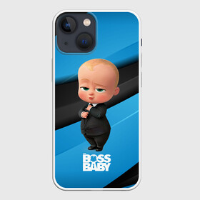 Чехол для iPhone 13 mini с принтом Босс молокосос в костюме в Петрозаводске,  |  | baby | boss | boss baby | босс | босс молокосос | маленький босс | малыш | мальчик | молокосос | ребенок