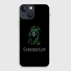Чехол для iPhone 13 mini с принтом Чернобыльский сталкер в Петрозаводске,  |  | мутанты | припять | радиация | сталкер | чернобылайт | чернобыль