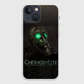 Чехол для iPhone 13 mini с принтом Чернобыльский сталкер 2 в Петрозаводске,  |  | авария на аэс | мутанты | припять | радиация | сталкер | чернобыль | чернобыльская аэс