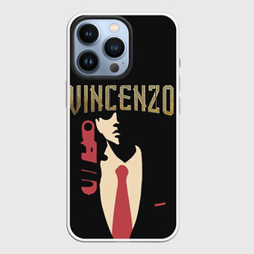 Чехол для iPhone 13 Pro с принтом Винченцо в Петрозаводске,  |  | vincenzo | винценцо | галстук | кассано | пистолет | со джунки