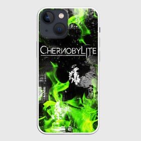 Чехол для iPhone 13 mini с принтом Chernobylite (зелёное пламя) в Петрозаводске,  |  | chernobylite | зона отчуждения | игры | сталкер | чаэс | чернобылит | чернобыль