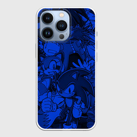 Чехол для iPhone 13 Pro с принтом SONIC BLUE PATTERN | СИНИЙ ЁЖ в Петрозаводске,  |  | animal | games | hedgehog | sega | sonic | speed | speed sonic | быстрый ёж | ёж | ёжик | игры | персонаж | сега | синий ёж | скорость | соник