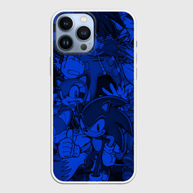 Чехол для iPhone 13 Pro Max с принтом SONIC BLUE PATTERN | СИНИЙ ЁЖ в Петрозаводске,  |  | animal | games | hedgehog | sega | sonic | speed | speed sonic | быстрый ёж | ёж | ёжик | игры | персонаж | сега | синий ёж | скорость | соник