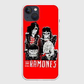 Чехол для iPhone 13 с принтом Deadmones в Петрозаводске,  |  | alternative | music | punk | punkrock | ramones | ramons | rock | альтернатива | музыка | панк | панкрок | рамонс | рок