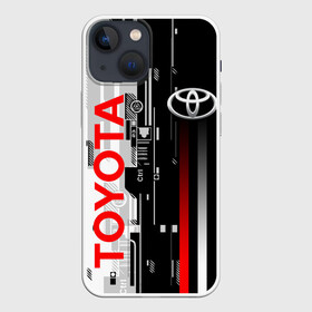 Чехол для iPhone 13 mini с принтом TOYOTA SORT   TOYOTA TECHNO в Петрозаводске,  |  | camry | corolla | cyber | race | sport | techno | toyota | авто | автомобиль | камри | кибер | корола | красный | спорт | техно | тойота