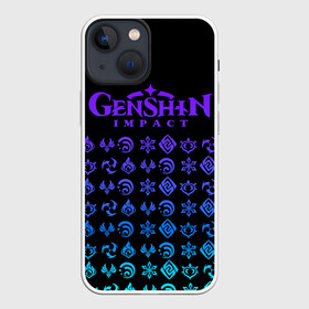 Чехол для iPhone 13 mini с принтом GENSHIN IMPACT | ЭМБЛЕМЫ NEON в Петрозаводске,  |  | genshin impact | razor genshin impact | аниме | геншин | геншин импакт | игра | рэйзор геншин | сяо лин genshin | ци ци геншин импакт