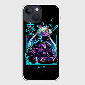 Чехол для iPhone 13 mini с принтом Сейлор Мун неон в Петрозаводске,  |  | neon | sailor moon | аниме | котик | лунная призма | манга | музыка | неон | сейлор мун