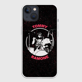 Чехол для iPhone 13 с принтом Tommy Ramone в Петрозаводске,  |  | alternative | music | punk | punkrock | ramones | ramons | rock | альтернатива | музыка | панк | панкрок | рамонс | рок