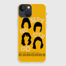 Чехол для iPhone 13 mini с принтом Hey Ho Lets Gog в Петрозаводске,  |  | alternative | music | punk | punkrock | ramones | ramons | rock | альтернатива | музыка | панк | панкрок | рамонс | рок