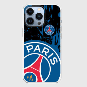 Чехол для iPhone 13 Pro с принтом PSG SPORT БРЫЗГИ КРАСОК в Петрозаводске,  |  | paris saint germain | psg | saint | sport | париж | псг | псж | спорт | футбол