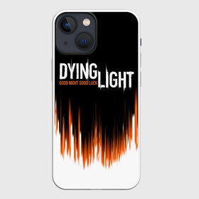 Чехол для iPhone 13 mini с принтом DYING LIGHT GOOD NIGHT AND GOOD LUCK в Петрозаводске,  |  | dying light | dying light 2 | monsters | zombie | даинг лайт | зомби | монстры | харан