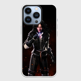 Чехол для iPhone 13 Pro с принтом Yennefеr в Петрозаводске,  |  | amulet | wild hunt | witch | witcher | yennefer | амулет | ведьмак | волк | дикая охота | звезда | йенифер | оберег | огонь