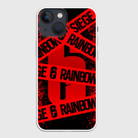 Чехол для iPhone 13 mini с принтом Rainbow Six Siege: Опасно для жизни. в Петрозаводске,  |  | 6 | outbreak | rainbow | rainbow six siege | six | tom clancys | радуга осада | том клэнси