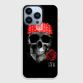 Чехол для iPhone 13 Pro с принтом GNR Skull в Петрозаводске,  |  | alternative | guns n roses | metall | music | rock | альтернатива | ганс энд росес | металл | музыка | пушки и розы | рок