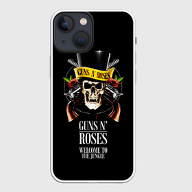 Чехол для iPhone 13 mini с принтом Hit of GNR в Петрозаводске,  |  | alternative | guns n roses | metall | music | rock | альтернатива | ганс энд росес | металл | музыка | пушки и розы | рок