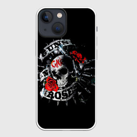 Чехол для iPhone 13 mini с принтом Ганз энд роузес в Петрозаводске,  |  | alternative | guns n roses | metall | music | rock | альтернатива | ганс энд росес | металл | музыка | пушки и розы | рок