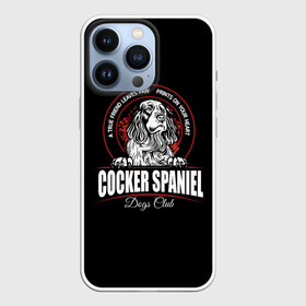 Чехол для iPhone 13 Pro с принтом Кокер Спаниель (Cocker Spaniel) в Петрозаводске,  |  | cocker spaniel | dog spaniel | k | английский спаниель | год собаки | друг человека | животное | зверь | кавалер спаниель | кинг чарльз спаниель | кинолог | кокер спаниель | охотничья собака | пёс