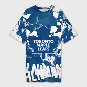 Платье-футболка 3D с принтом Торонто Мейпл Лифс, Toronto Maple Leafs в Петрозаводске,  |  | hockey | maple leafs | nhl | toronto | toronto maple leafs | usa | мейпл лифс | нхл | спорт | сша | торонто | торонто мейпл лифс | хоккей | шайба