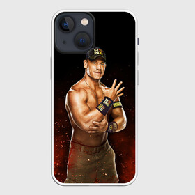 Чехол для iPhone 13 mini с принтом Cena Jr в Петрозаводске,  |  | Тематика изображения на принте: bodybuilding | boxer | cena | hip hop | john cena | rep | rise above hate | superstar | wrestling | wwe | актер | бодибилдер | вве | ввф | джон сина | нво | поднимись над ненавистью | рестлер | рэп | сина | тяжеловес | хип хоп