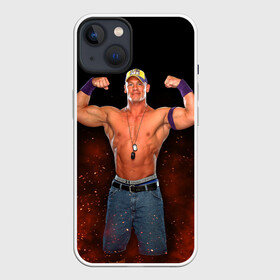 Чехол для iPhone 13 с принтом John Jr в Петрозаводске,  |  | bodybuilding | boxer | cena | hip hop | john cena | rep | rise above hate | superstar | wrestling | wwe | актер | бодибилднр | вве | ввф | джон сина | нво | поднимись над ненавистью | рестлер | рэп | сина | тяжеловес | хип хоп