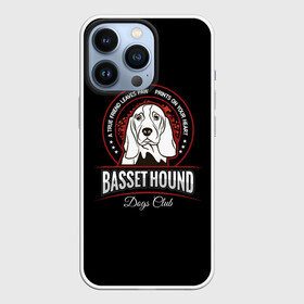 Чехол для iPhone 13 Pro с принтом Бассет Хаунд (Basset Hound) в Петрозаводске,  |  | animal | dog | hunter | бассет хаунд | год собаки | гончая собака | друг человека | животное | зверь | кинолог | легавая | охотник | охотничья собака | пёс | порода собак | собака бассет хаунд | собаковод