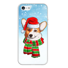 Чехол для iPhone 5/5S матовый с принтом Новогодний Корги   New Years Corgi в Петрозаводске, Силикон | Область печати: задняя сторона чехла, без боковых панелей | christmas | corgi | dog | santa | дед мороз | елка | зима | корги | новый год | рождество | санта | снег | снегурочка | снежинка | собака | собачка | щенок