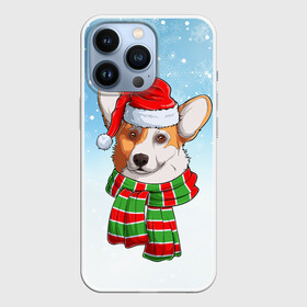 Чехол для iPhone 13 Pro с принтом Новогодний Корги   New Years Corgi в Петрозаводске,  |  | christmas | corgi | dog | santa | дед мороз | елка | зима | корги | новый год | рождество | санта | снег | снегурочка | снежинка | собака | собачка | щенок