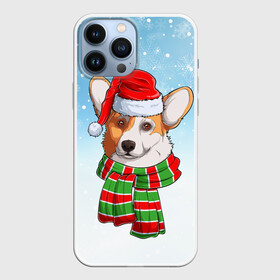 Чехол для iPhone 13 Pro Max с принтом Новогодний Корги   New Years Corgi в Петрозаводске,  |  | christmas | corgi | dog | santa | дед мороз | елка | зима | корги | новый год | рождество | санта | снег | снегурочка | снежинка | собака | собачка | щенок