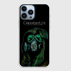 Чехол для iPhone 13 Pro Max с принтом CHERNOBYLlite на чёрном фоне в Петрозаводске,  |  | выживалка | игра | сталкер | стрелялка | чернобль | шутер