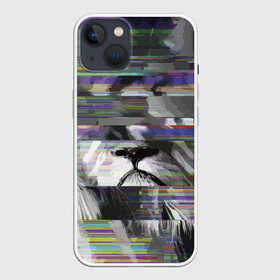 Чехол для iPhone 13 с принтом Glitch lion 2020 в Петрозаводске,  |  | Тематика изображения на принте: fashion | glitch | lion | vanguard | авангард | глитч | лев | мода