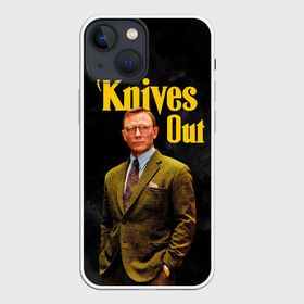 Чехол для iPhone 13 mini с принтом Достать ножи   Knives Out в Петрозаводске,  |  | benoit blanc | daniel craig | knives out | rian johnson | бенуа блан | детектив | достать ножи | дэниел крейг | райан джонсон