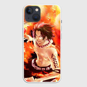 Чехол для iPhone 13 с принтом ONE PIECE ASCE HERO в Петрозаводске,  |  | anime | luffi | lufi | manga | one piece | samurai | wano ван пис | zoho | большой куш | ванпис | вон пис | зохо | корабль | король пиратов | луфи | луффи | манга | манки д луффи | пират | самурай | уон пис