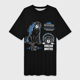 Платье-футболка 3D с принтом Английский Мастиф (English Mastiff) в Петрозаводске,  |  | animal | cane corso | dog | english mastiff | mastiff | английский мастиф | год собаки | дог | друг человека | животное | зверь | кане корсо | кинолог | мастиф | пёс | порода собак | собака мастиф | собаковод | четвероногий