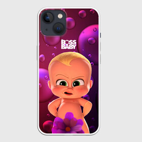 Чехол для iPhone 13 с принтом Босс   молокосос в душе в Петрозаводске,  |  | baby | boss | boss baby | босс | босс молокосос | маленький босс | малыш | мальчик | молокосос | ребенок